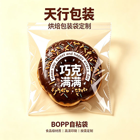 精品巧克力满满塑料自粘袋